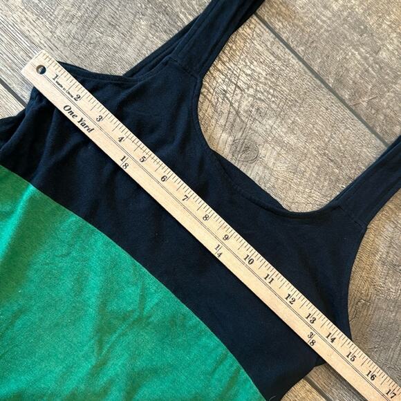 KAVU Women's Color Block Sleeveless Mini Dress Black Green Size S - Picture 4 of 7
